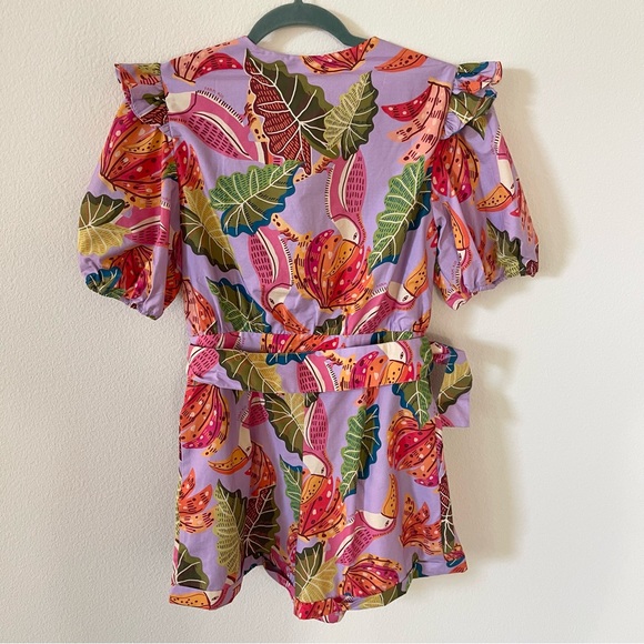 NWT FARM Rio Belted Romper Size M - Picture 6 of 17